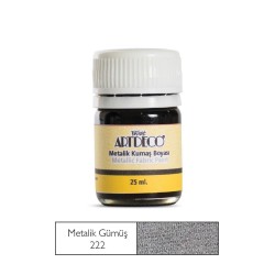 ARTDECO 011A-222A KUMAŞ BOYA 25ML METALİK EXTRA SİLVER