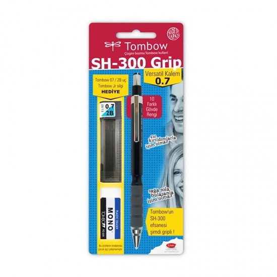 TOMBOW SH-300 GRIP 07MM VERSATİL OKUL STİ A.MAVİ
