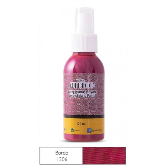 ARTDECO 010D-1206 SPREY KUMAŞ BOYASI 100ML BORDO