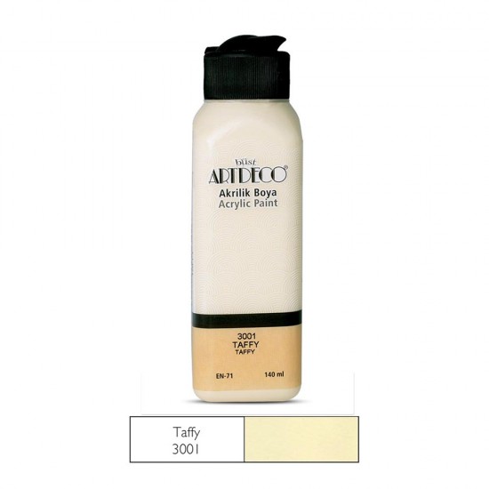 ARTDECO 070R-3001 AKRİLİK BOYA 140ML TAFFY
