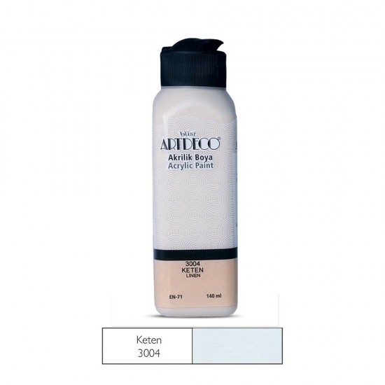 ARTDECO 070R-3004 AKRİLİK BOYA 140ML KETEN