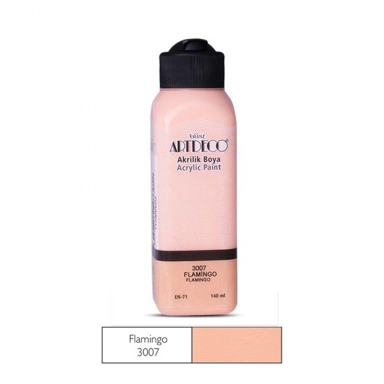 ARTDECO 070R-3007 AKRİLİK BOYA 140ML FLAMİNGO
