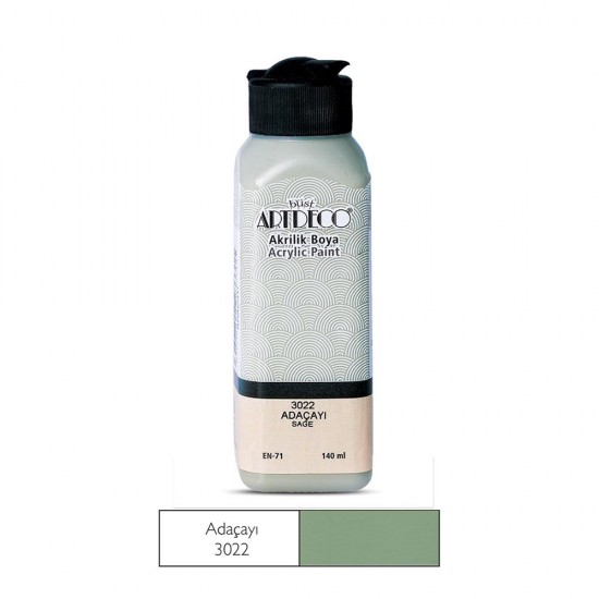 ARTDECO 070R-3022 AKRİLİK BOYA 140ML ADAÇAYI