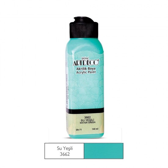 ARTDECO 070R-3662 AKRİLİK BOYA 140ML SU YEŞİLİ