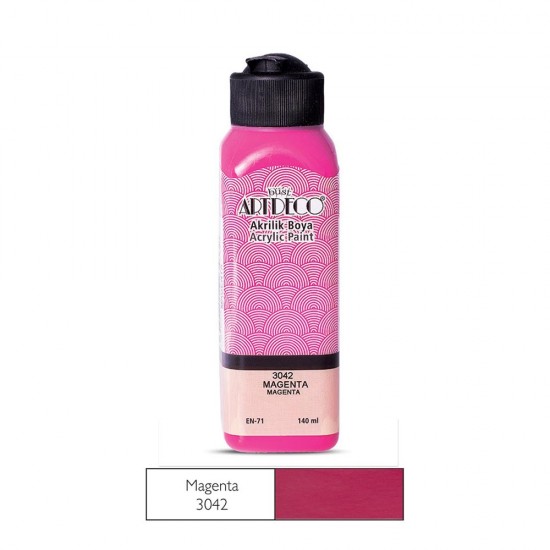 ARTDECO 070R-3042 AKRİLİK BOYA 140ML MAGENTA