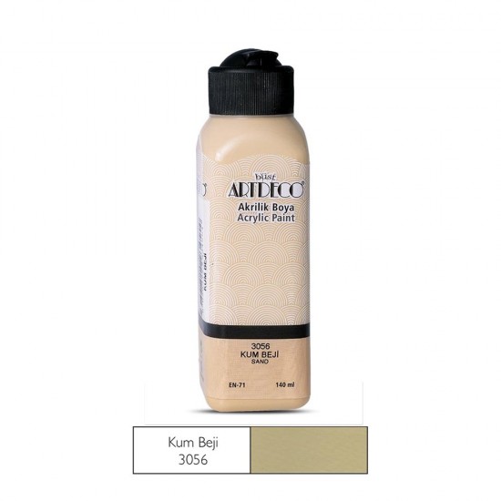 ARTDECO 070R-3056 AKRİLİK BOYA 140ML KUM BEJİ