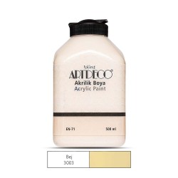 ARTDECO 070L-3003 AKRİLİK BOYA 500ML BEJ