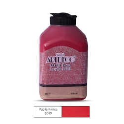 ARTDECO 070L-3019 AKRİLİK BOYA 500ML KADİFE KIRMIZI