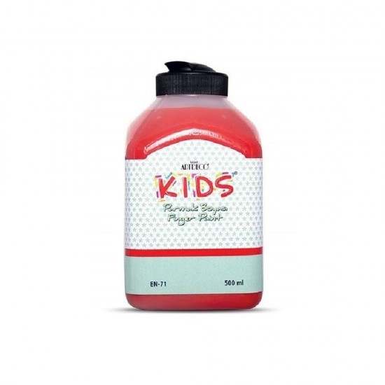 ARTDECO 118L-340 KİDS PARMAK BOYA 500ML KIRMIZI