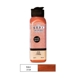 ARTDECO 071R-3728 METALİK AKRİLİK BOYA 140ML BAKIR