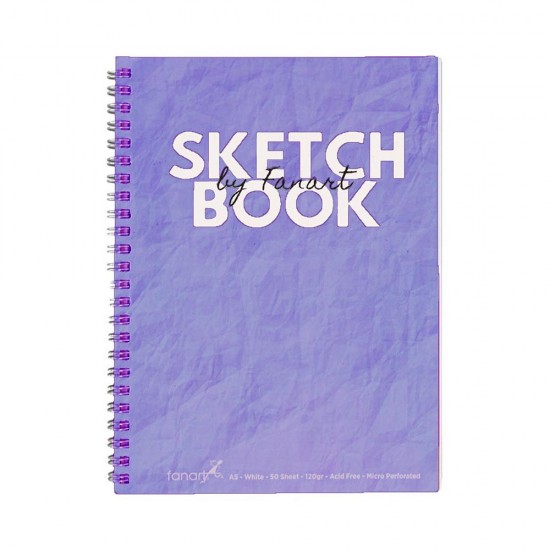FANART 8672 ACADEMY SKETCH BOOK SPR.120GR A4 50YP MOR