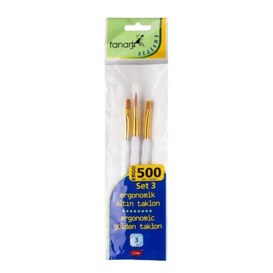FANART ACADEMY 500 SERİ FIRÇA 3LÜ SET