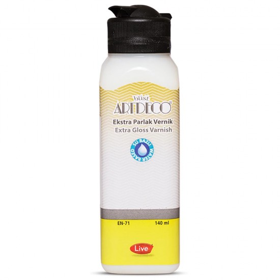 ARTDECO 073-R-04 SU BAZLI EXT PARLAK VERNİK 140ML