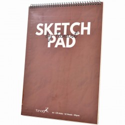 FANART 8682 ACADEMY SKETCH BOOK SPR.80GR A4 50YP BORDO
