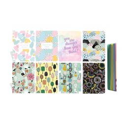 LİZ OFR15Ç RENKLİ ZEMİN DEF 15X21 ÇİZGİLİ