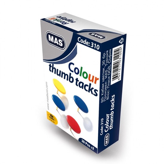 MAS 310 RENKLİ RAPTİYE PVC KAPLI BEYAZ