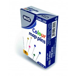 MAS 0320 TOPLU İĞNE RENKLİ BAŞLIKLI 32MM