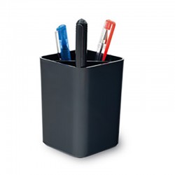 MAS 0490 KRİSTAL KALEMLİK KÜBİK SİYAH