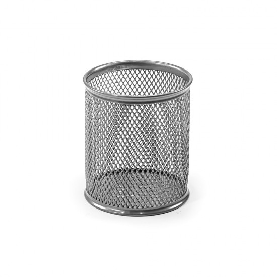 MAS 0500 MASA KALEMLİK PERFORE SİLİNDİR SİLVER