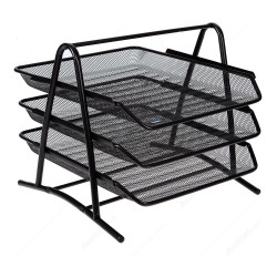 MAS 0523 PERFORE 3LÜ EVRAK SETİ SİYAH