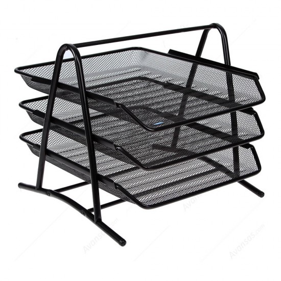 MAS 0523 PERFORE 3LÜ EVRAK SETİ SİYAH