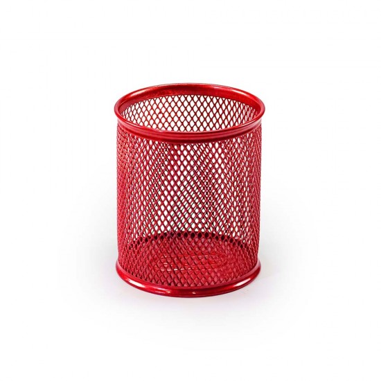 MAS 0500 MASA KALEMLİK PERFORE SİLİNDİR KIRMIZI