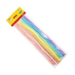 MİLEO 1822 ŞÖNİL 6MMX50CM PASTEL RENK 25Lİ PK