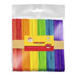 MİLEO 1831 AHŞAP ÇUBUK KARE 114X10X2MM RENKLİ