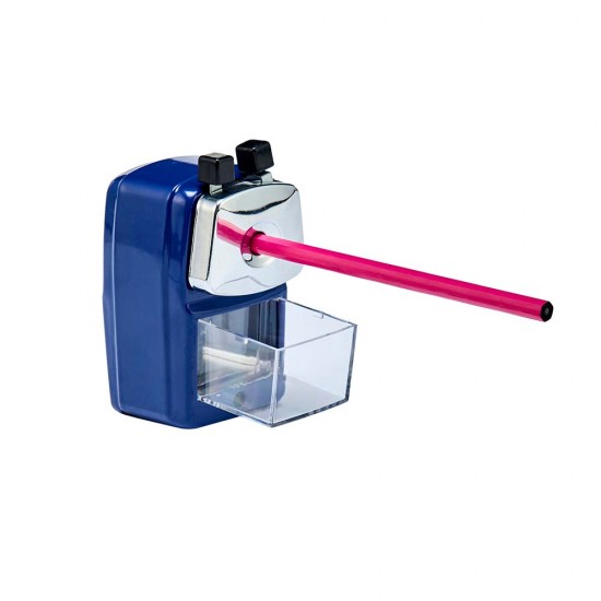 MAS 6730 KALEMTRAŞ KOLLU MASA TİPİ METAL KÜÇÜK LACİVERT