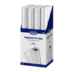 MAS 7719 YAPIŞKANLI PVC RULO 45X200CM ŞEFFAF