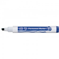 MAS 9177 BİON PERMANENT MARKÖR KESİK UÇ MAVİ