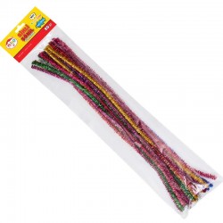 MİLEO 1823 ŞÖNİL 6MMX30CM SİMLİ RENK 25Lİ PK