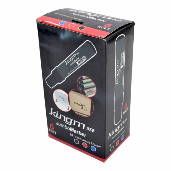 MGY KG355-KI KİNG JUMBO MARKÖR KIRMIZI