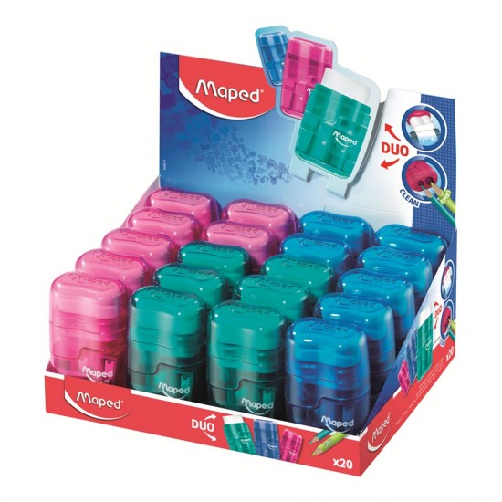 MAPED 049211 KALEMTRAŞ CONNECT ÇİF DELİKLİ SİLGİLİ