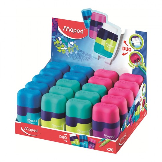 MAPED 049221 KALEMTRAŞ CONNECT ÇİF DELİKLİ SİLGİLİ