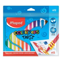 MAPED 860612 MUM BOYA COLOR PEPS ÇEVİRMELİ 12 RENK