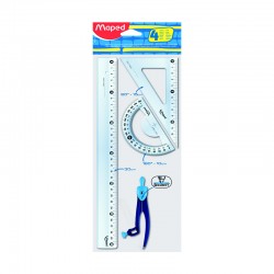MAPED 899218 CETVEL MAXİ SET PERGELLİ 4LÜ 30CM