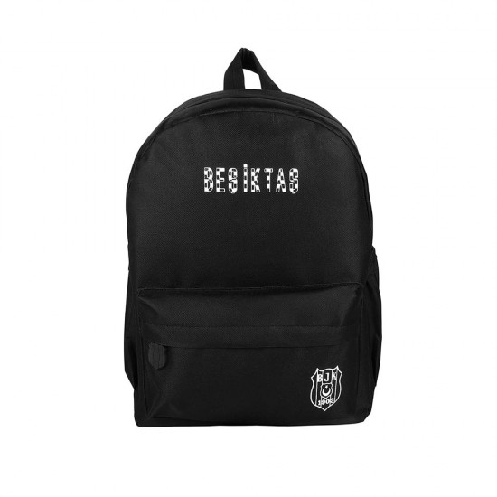 ME 24376 BEŞİKTAŞ ÖNDEN CEP DETAYLI SİYAH SIRT ÇANTASI
