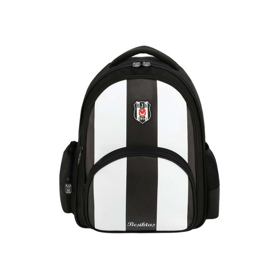 ME 25356 BEŞİKTAŞ ME TEAM ÇUBUKLU SUNİ DERİ OKUL ÇANTASI
