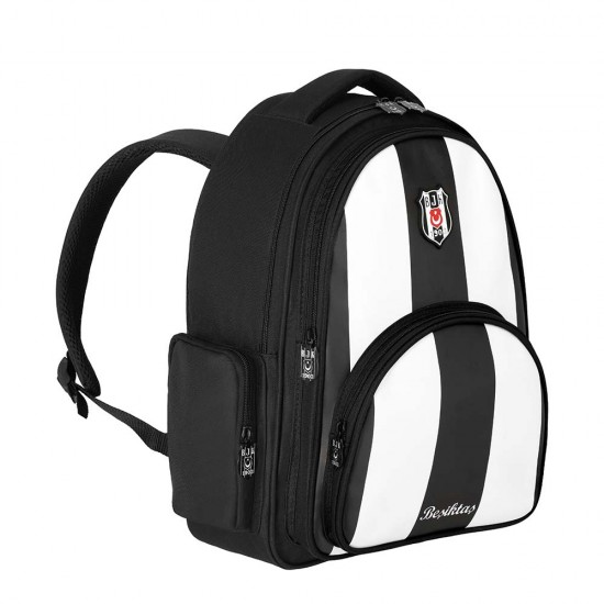 ME 25356 BEŞİKTAŞ ME TEAM ÇUBUKLU SUNİ DERİ OKUL ÇANTASI