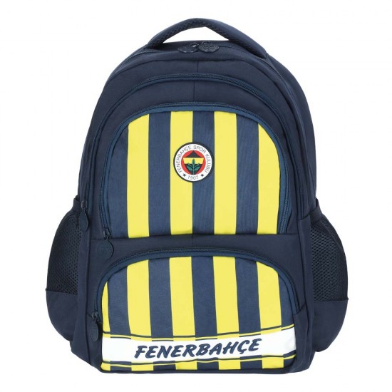 ME 25739 FENERBAHÇE NAKIŞ DETAYLI ÇUBUKLU OKUL ÇANTASI