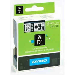 DYMO 45803 D1 YEDEK ŞERİT BEYAZ-SİYAH