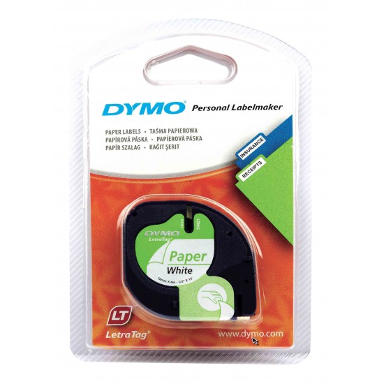 DYMO S0721510 LETRATAG ŞERİT KAĞIT BEYAZ