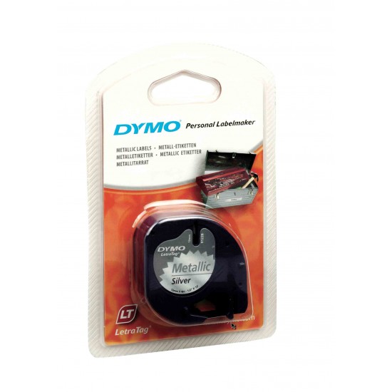 DYMO S0721730 LETRATAG ŞERİT METALİK SILVER