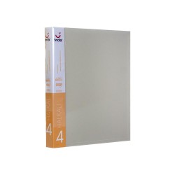 ÖNDER 1104-0 A4 PLASTİK 4 HALKALI DOSYA ŞEFFAF