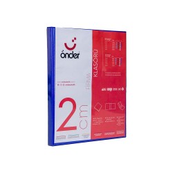 ÖNDER 2002-6 A4 FİRMA KLASÖRÜ 2CM 2D MEK LACİVERT