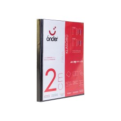 ÖNDER 2012-3 A4 FİRMA KLASÖRÜ 2CM 4D MEK SİYAH