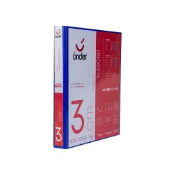 ÖNDER 2013-6 A4 FİRMA KLASÖRÜ 3CM 4D MEK LACİVERT