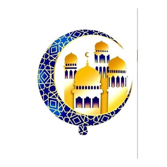 SÜSCÜ HASAN BALON FOLYO RAMAZAN HİLAL KUBBELİ 18 İNÇ