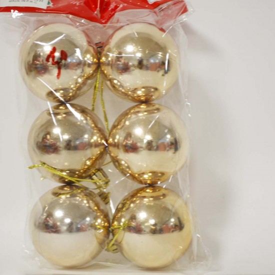 ORCA N2-6006AB YILBAŞI TOPU 6CM 6LI PK PUDRA